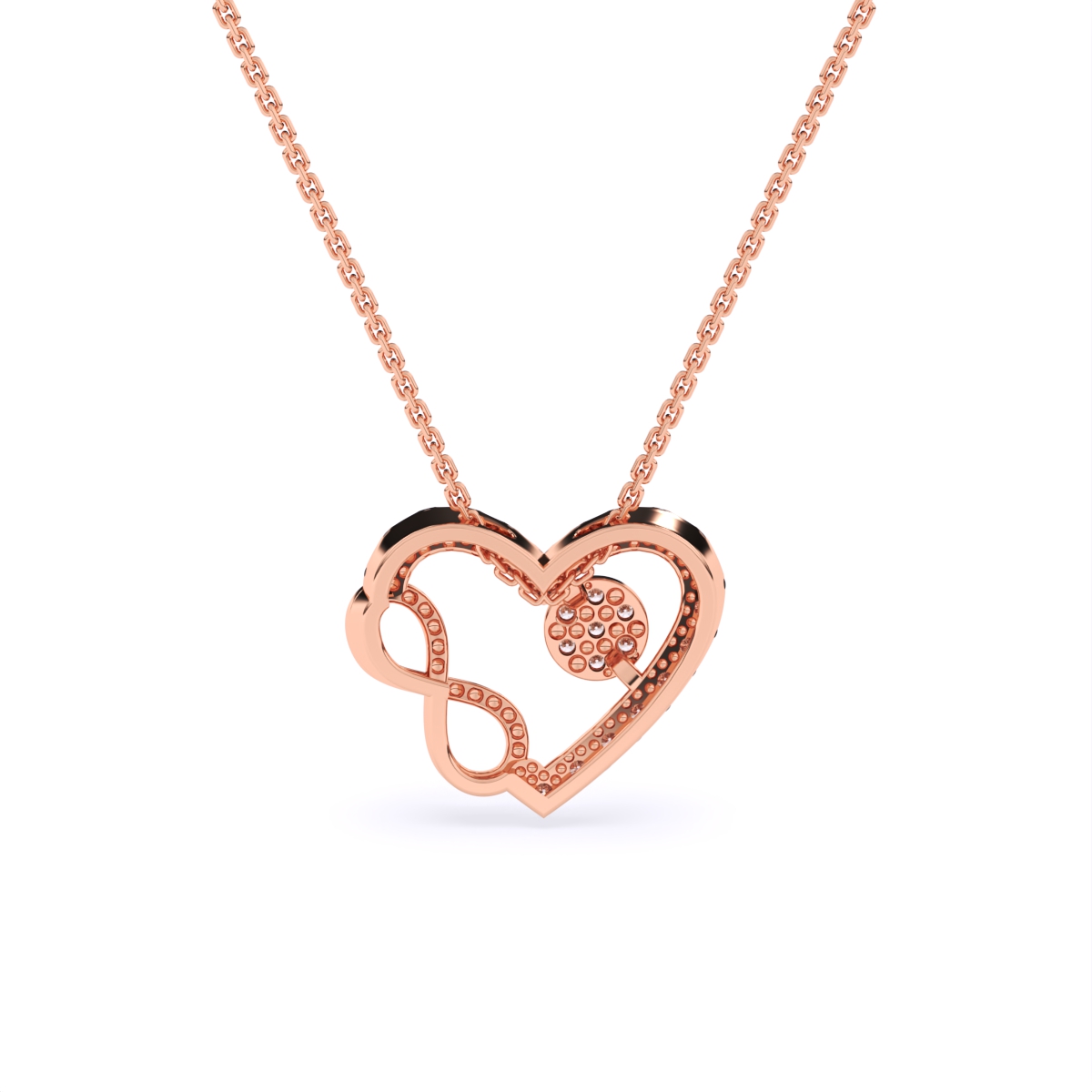 Boundless Heart Infinity Diamond Necklace