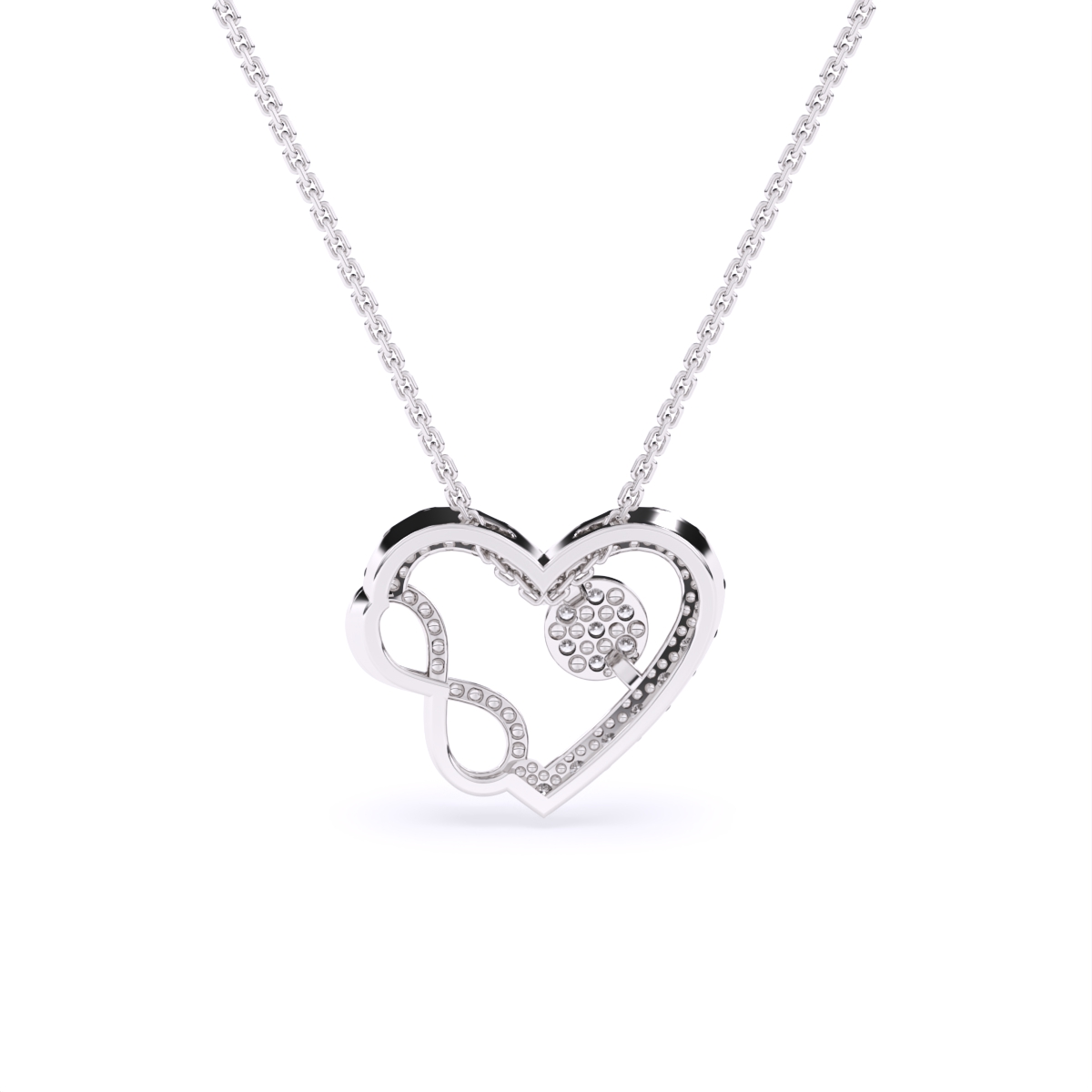 Boundless Heart Infinity Diamond Necklace