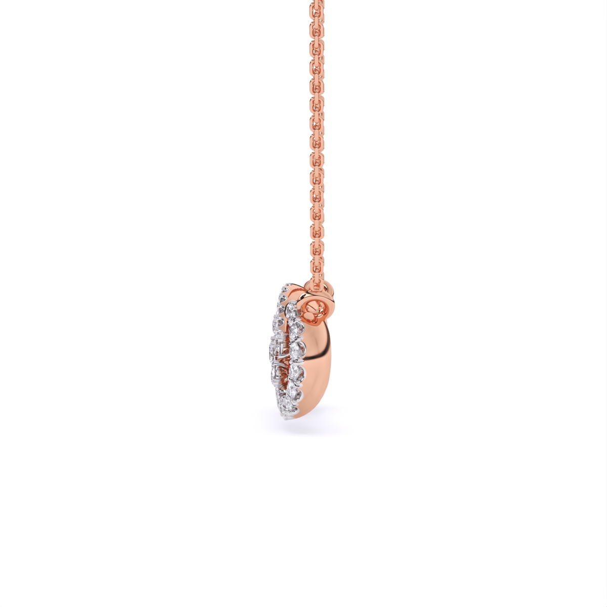 Infinity Embrace Delicate Diamond Necklace