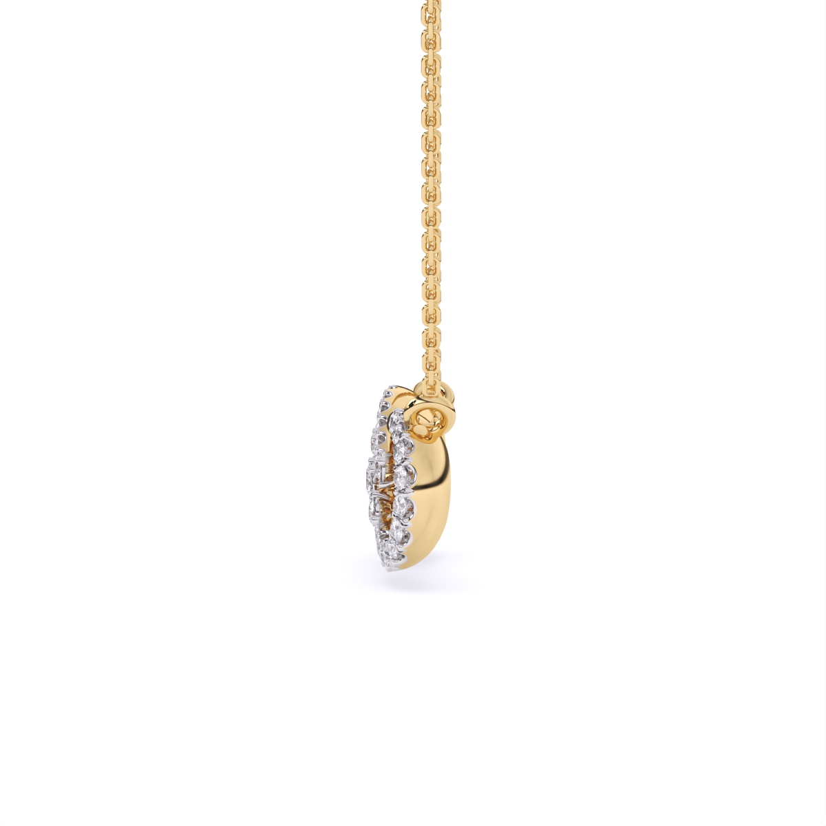 Infinity Embrace Delicate Diamond Necklace