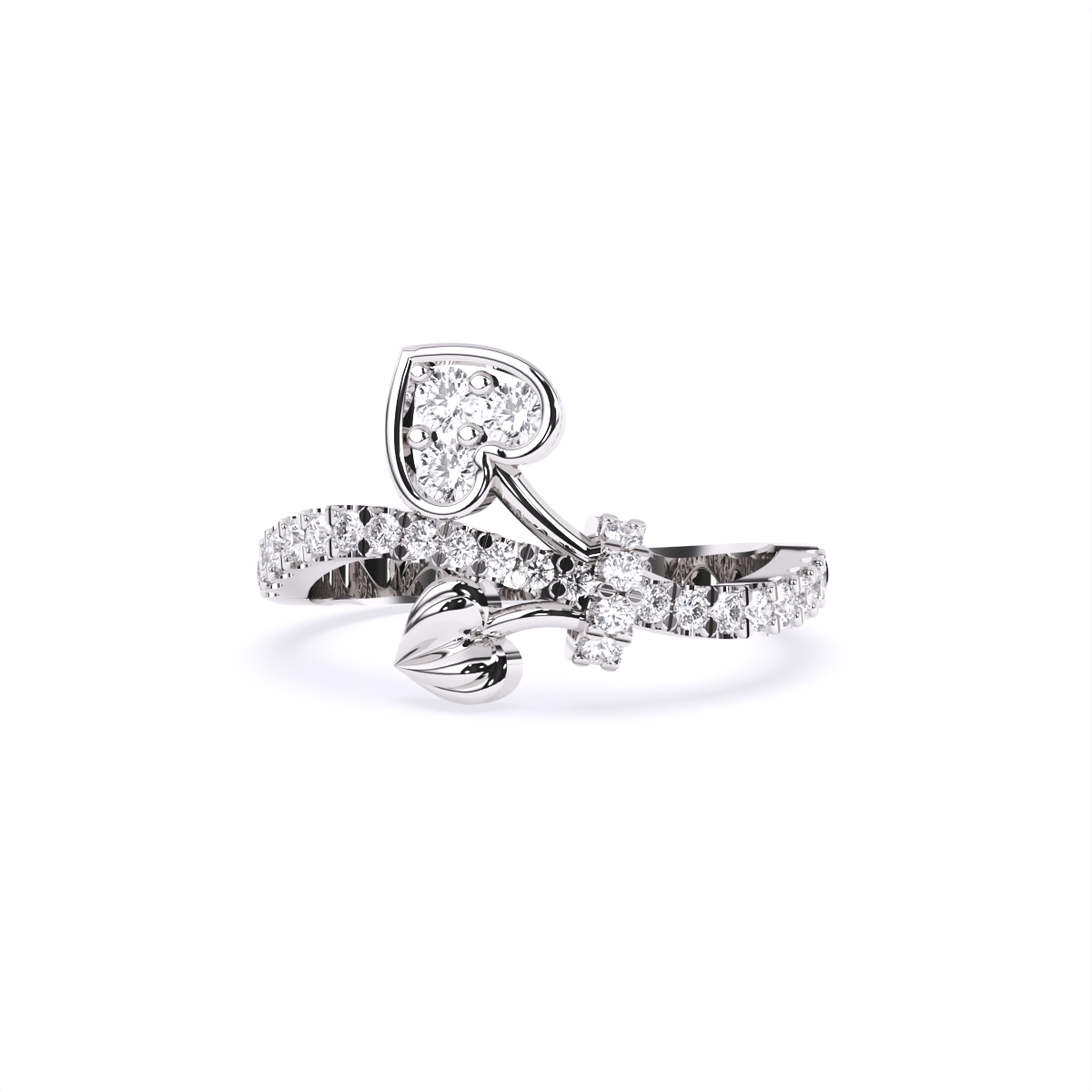 Eternal Bond Heart Diamond Ring