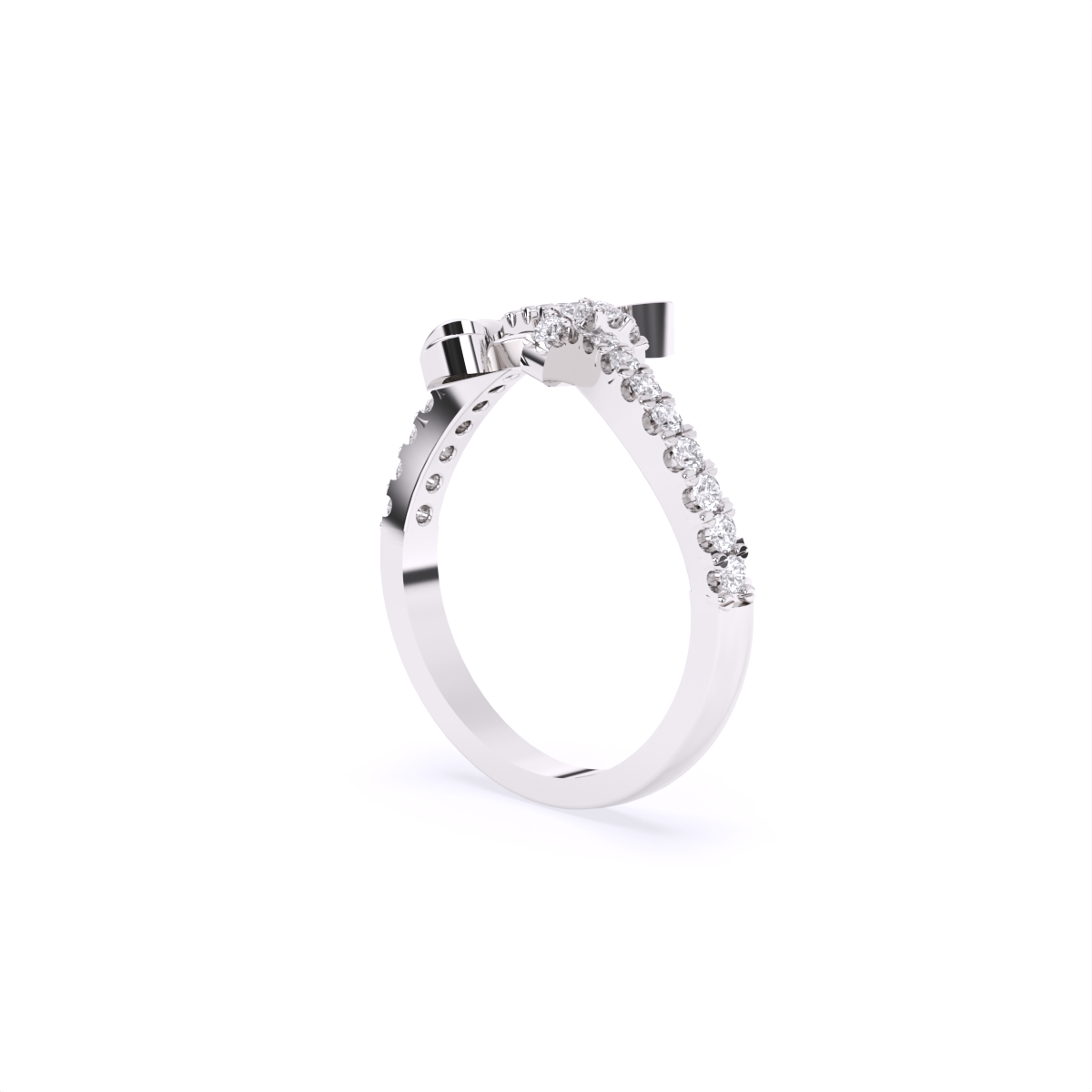 Eternal Bond Heart Diamond Ring