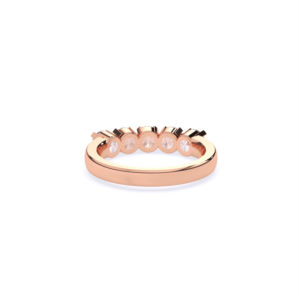 Radiant Circle Symphony Diamond Ring