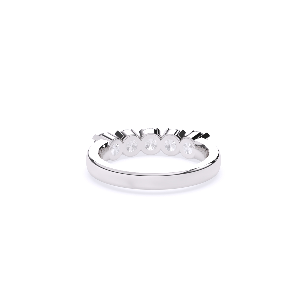 Radiant Circle Symphony Diamond Ring