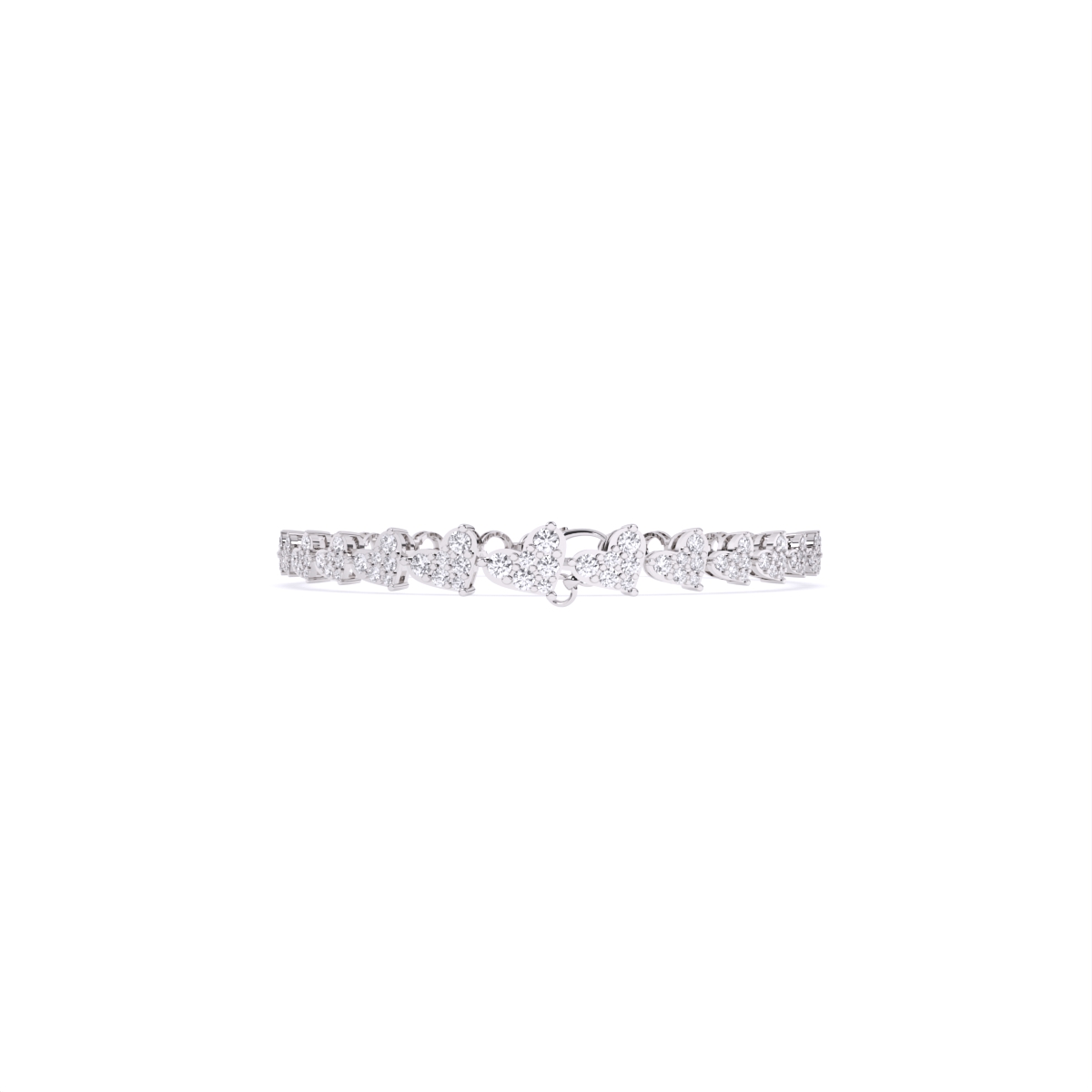 Whispers of Love Heart Diamond Bracelet
