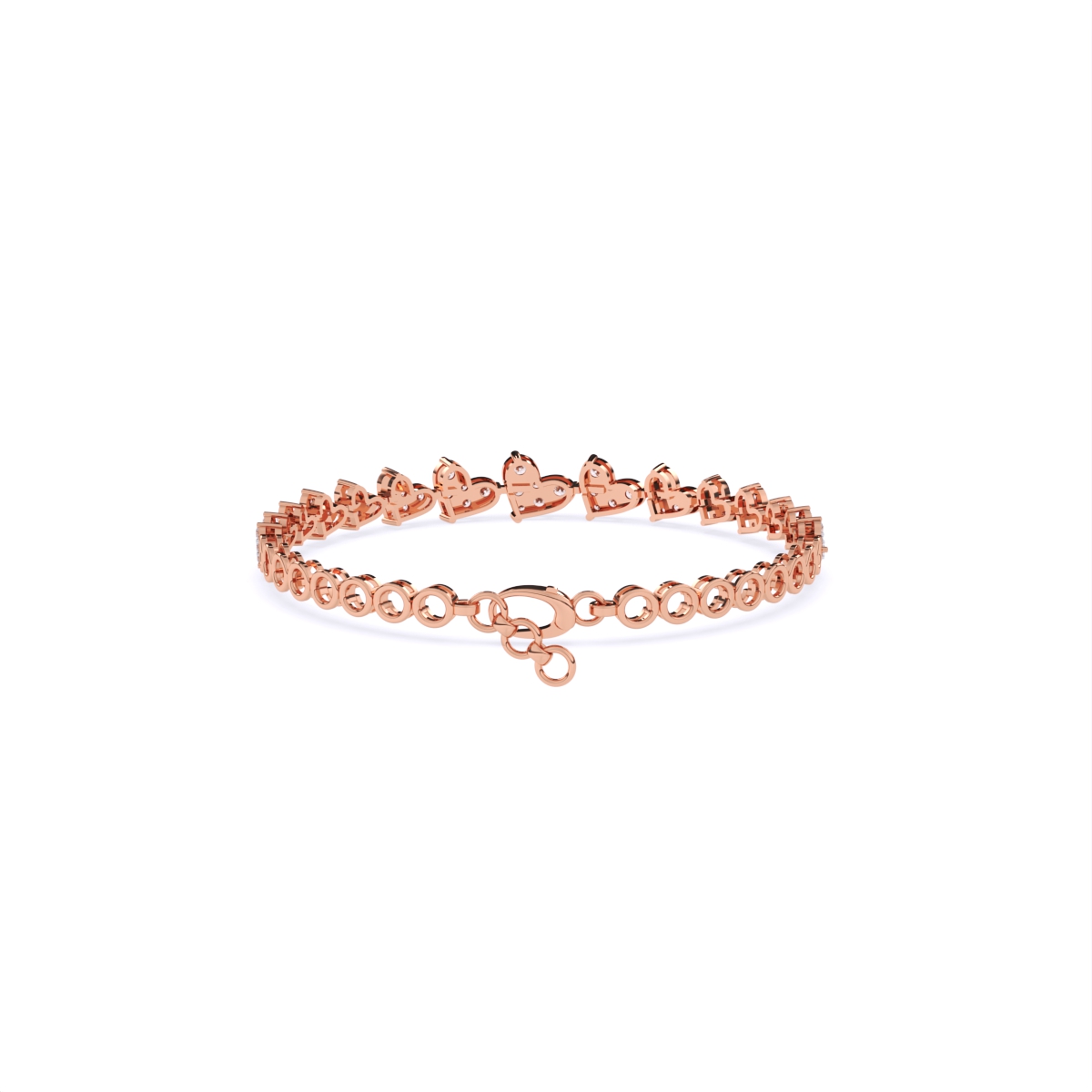 Whispers of Love Heart Diamond Bracelet