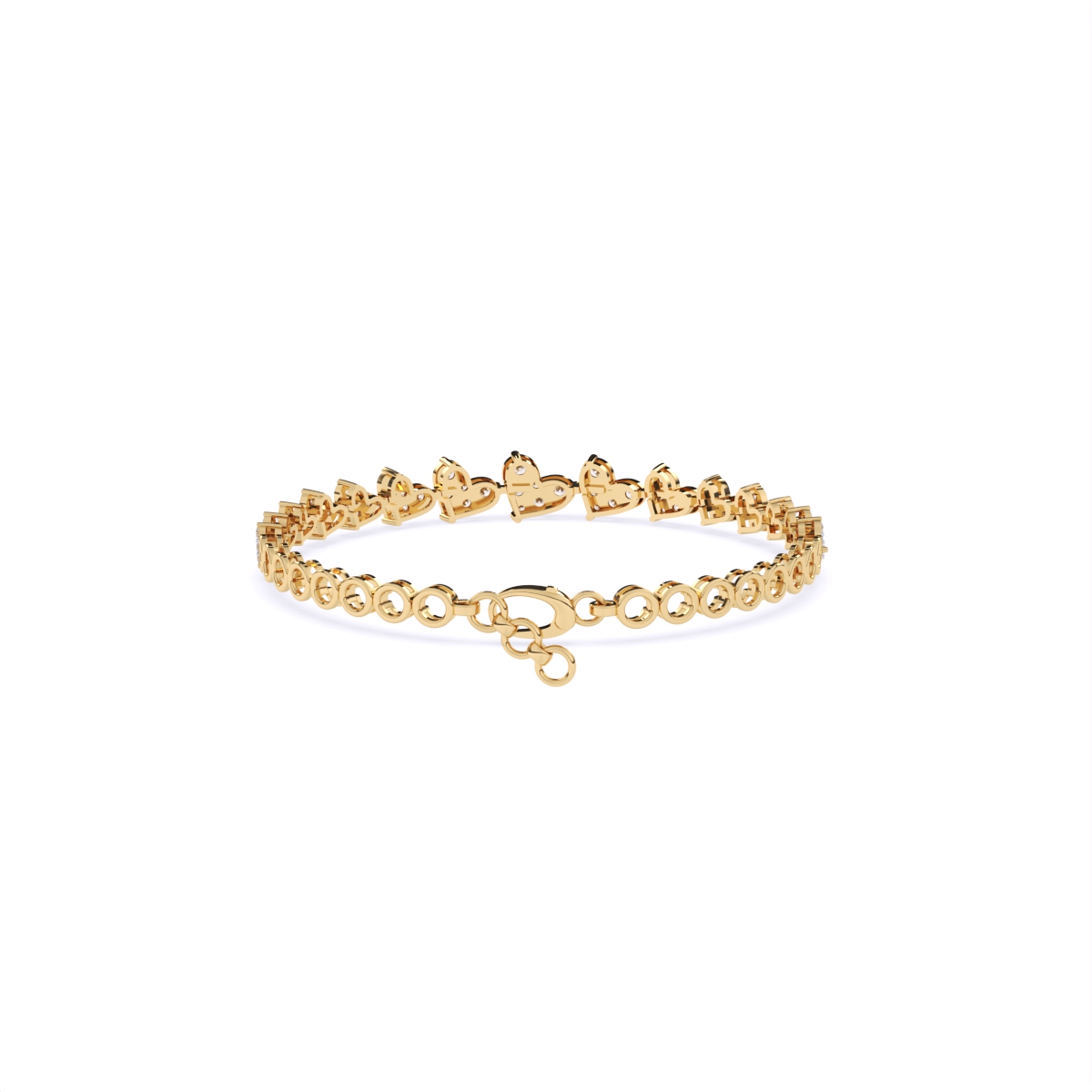 Whispers of Love Heart Diamond Bracelet