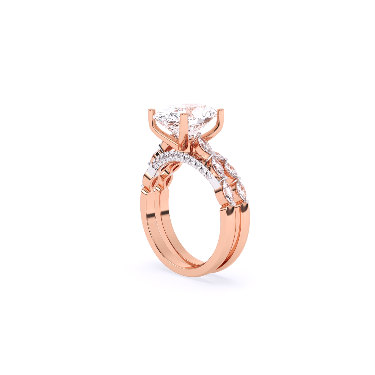 Royal Oval Cut Diamond Engagement Ring