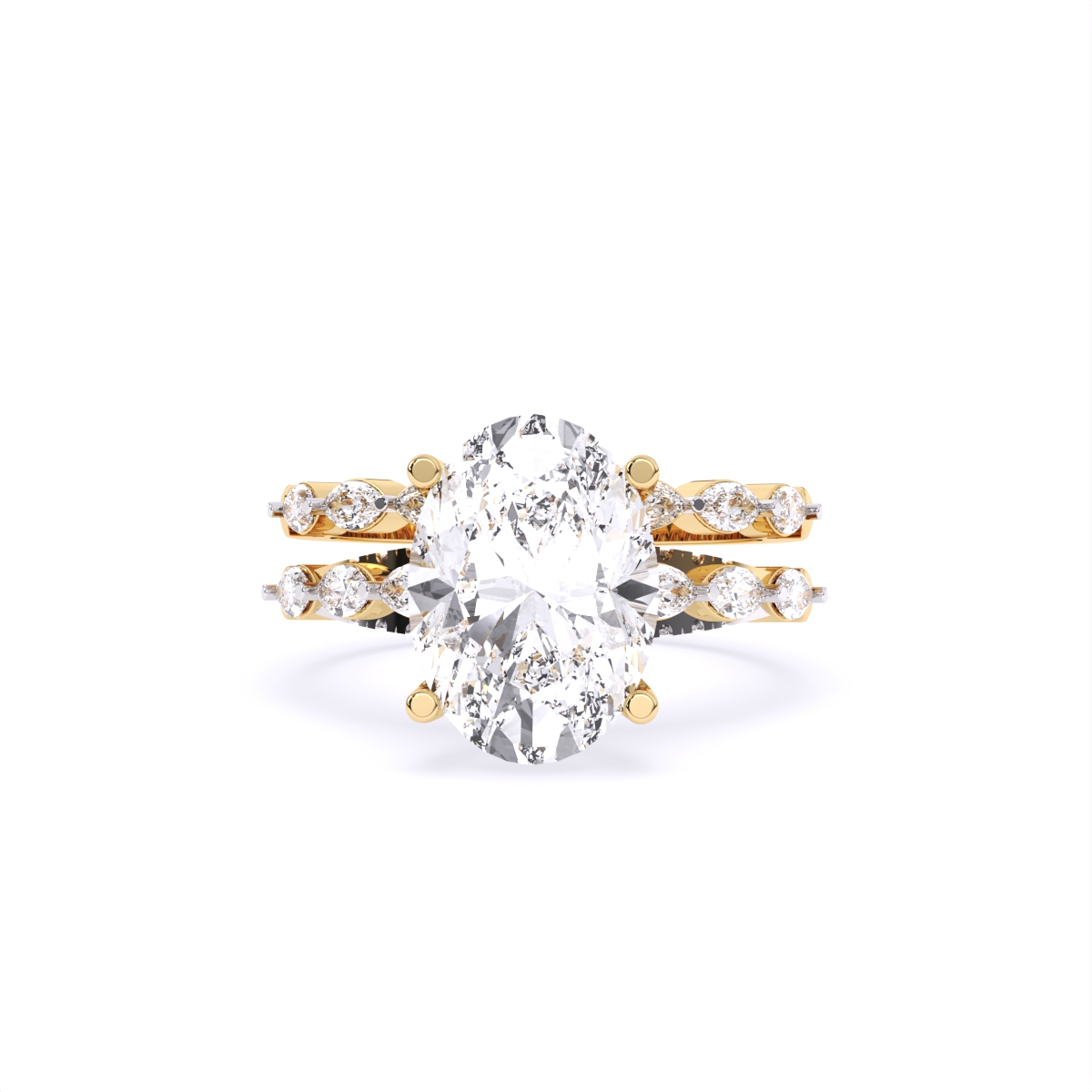 Royal Oval Cut Diamond Engagement Ring