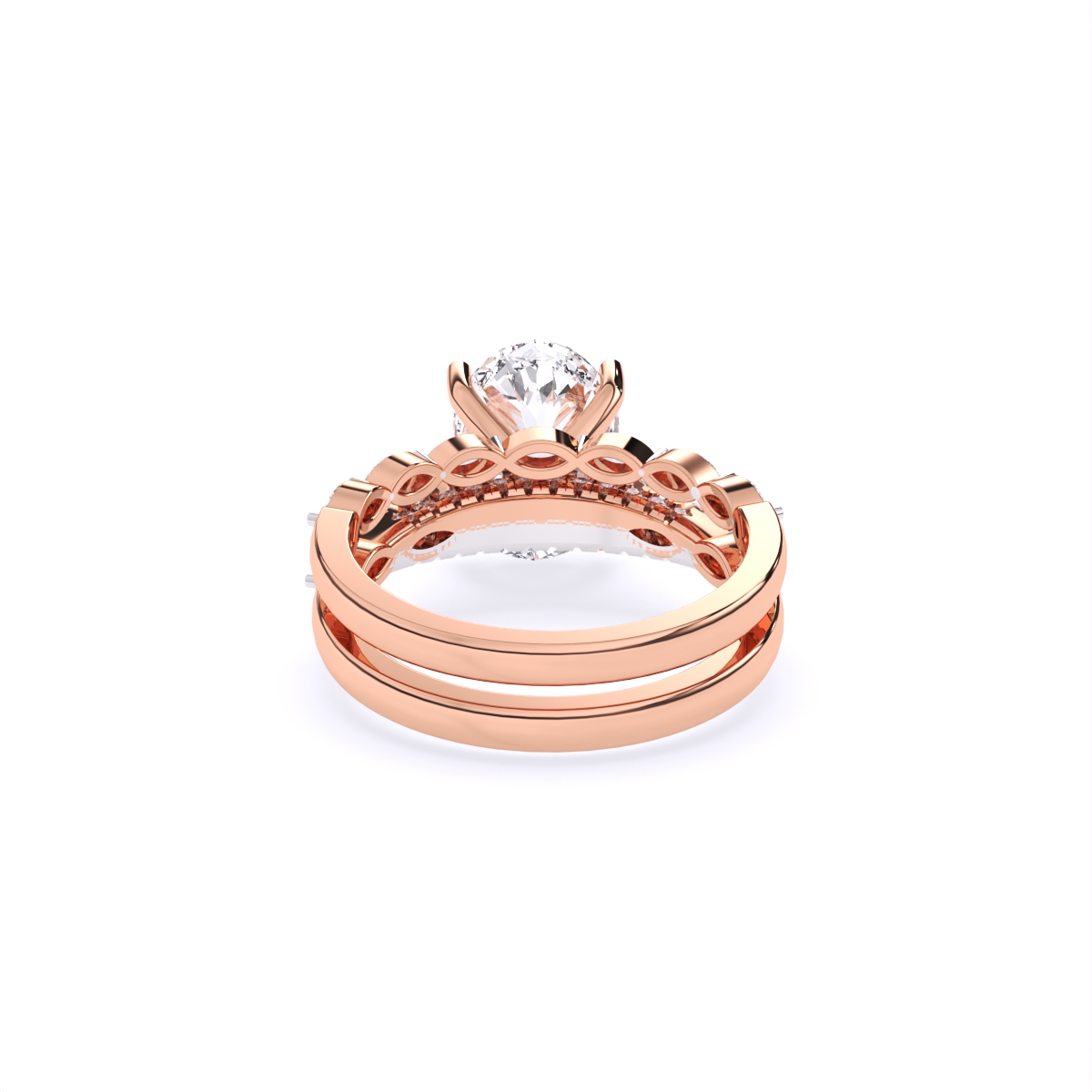 Royal Oval Cut Diamond Engagement Ring
