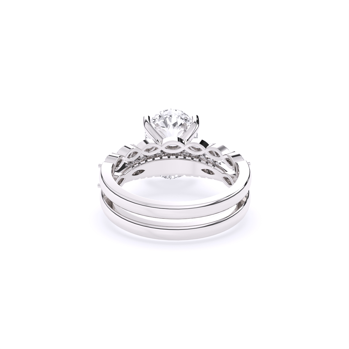 Royal Oval Cut Diamond Engagement Ring