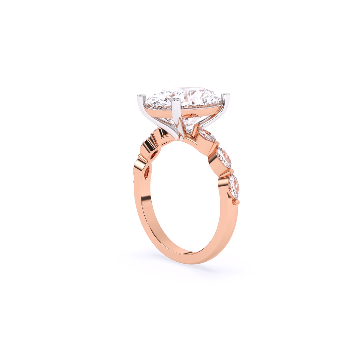 Crown of Grace Oval Diamond Ring