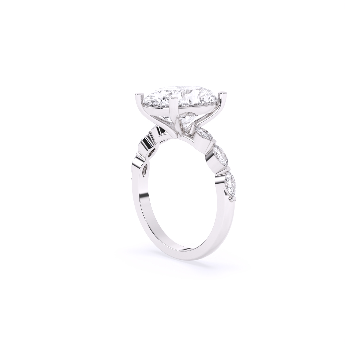 Crown of Grace Oval Diamond Ring