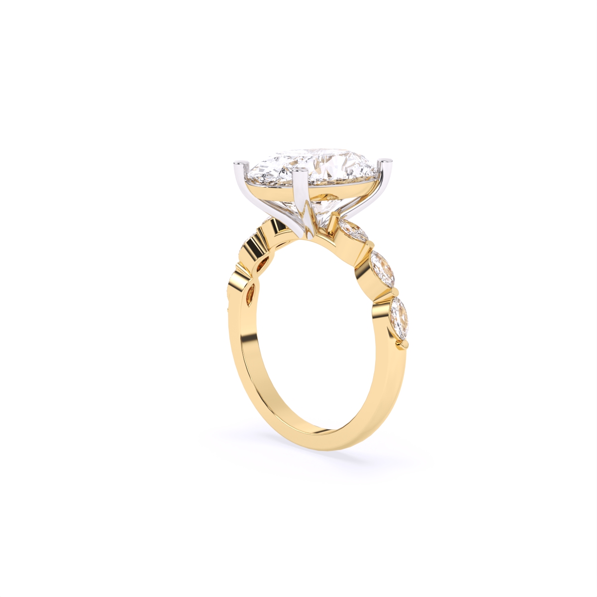 Crown of Grace Oval Diamond Ring