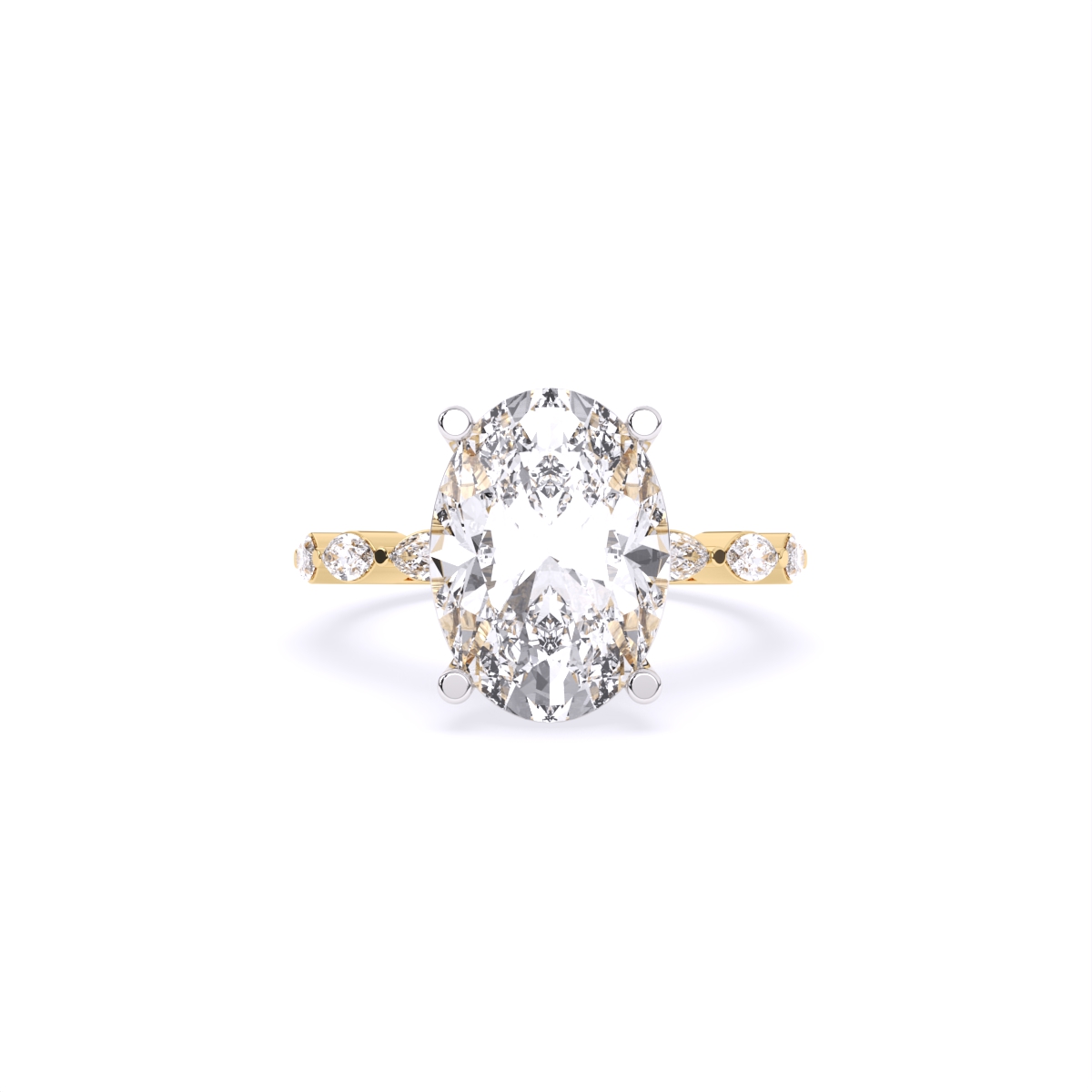 Crown of Grace Oval Diamond Ring