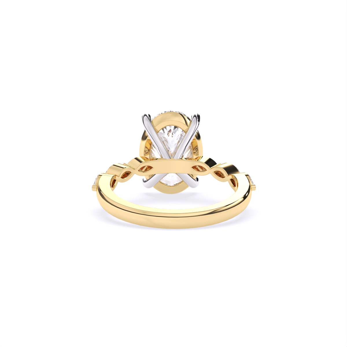 Crown of Grace Oval Diamond Ring