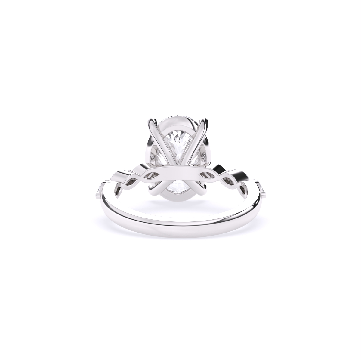 Crown of Grace Oval Diamond Ring