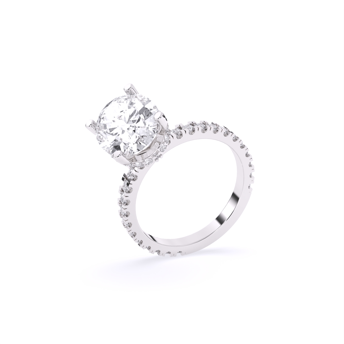 Spark With Oval Diamond Engagement Ring