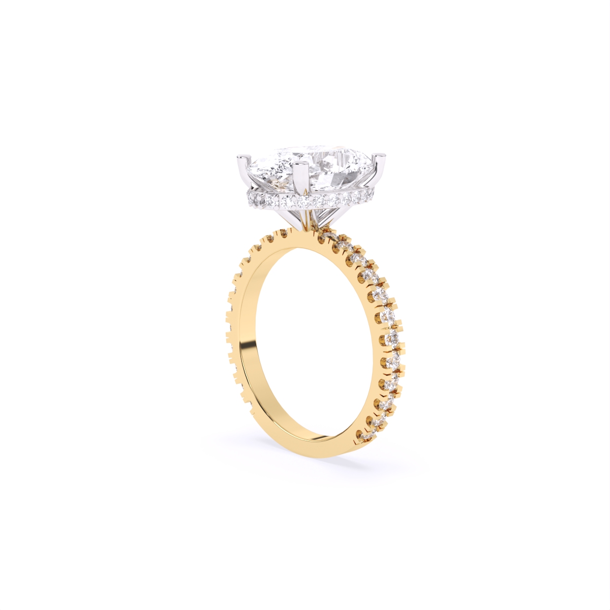 Spark With Oval Diamond Engagement Ring