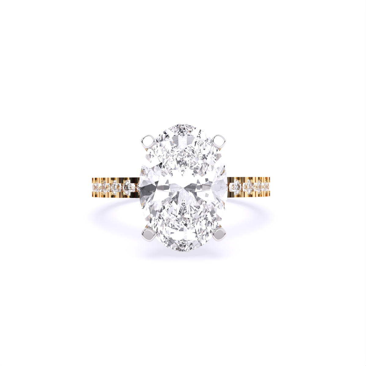 Spark With Oval Diamond Engagement Ring