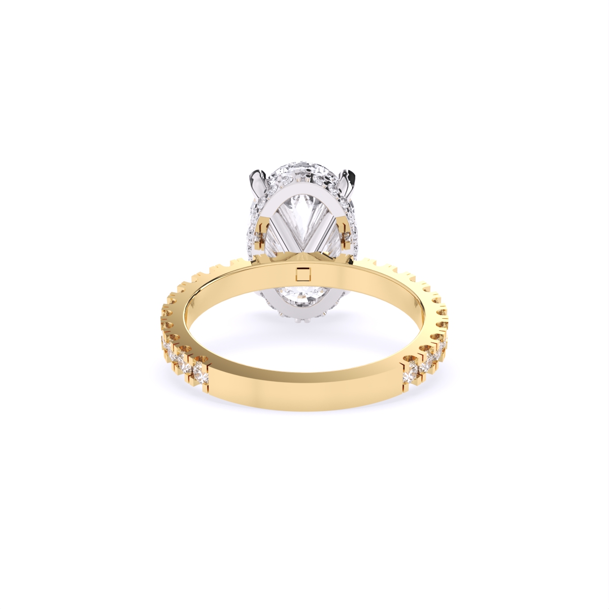 Spark With Oval Diamond Engagement Ring