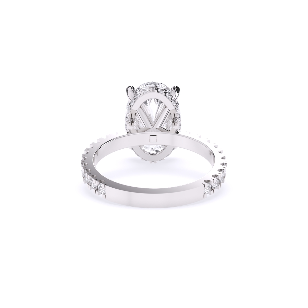 Spark With Oval Diamond Engagement Ring