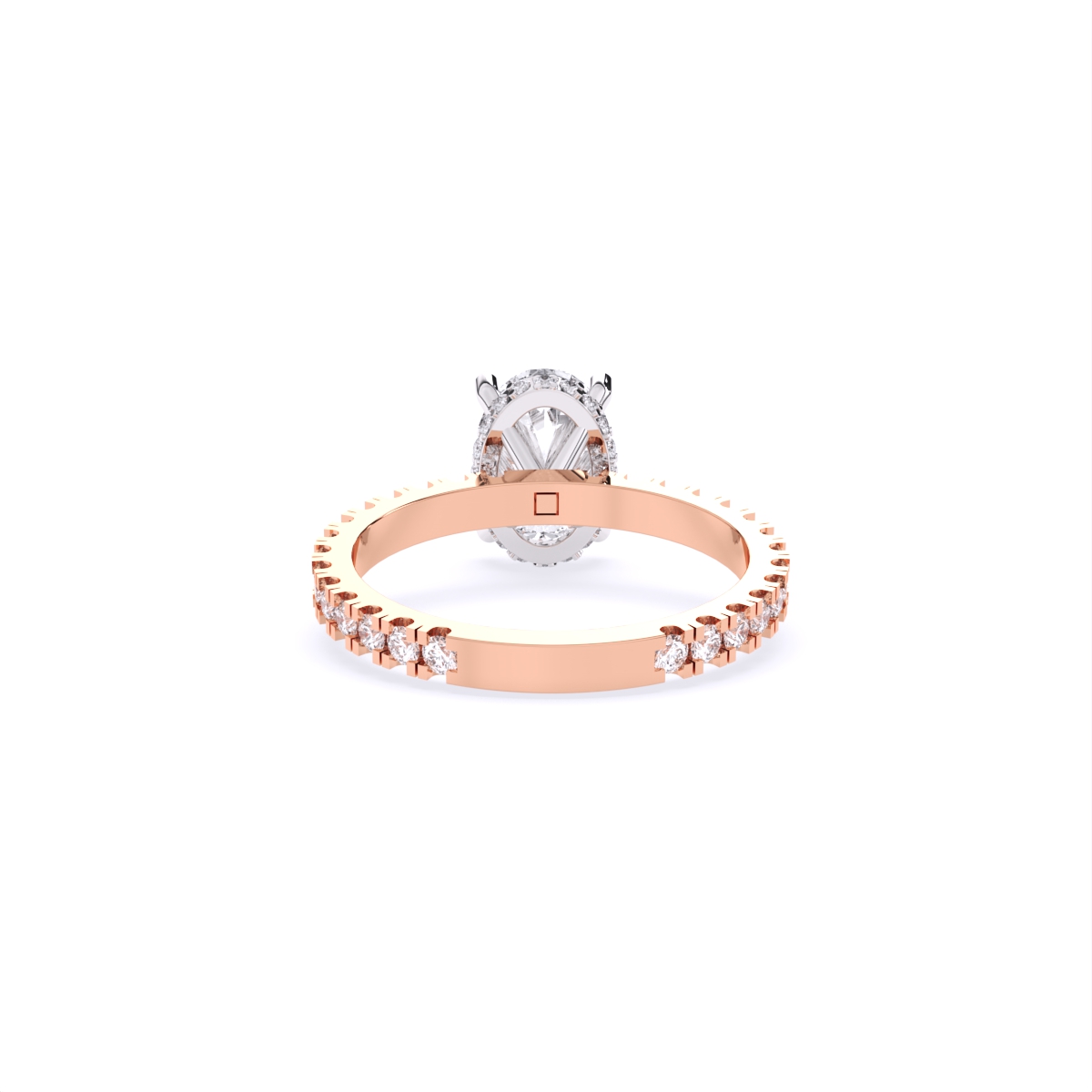 Empress Grace Blink Oval Diamond Ring