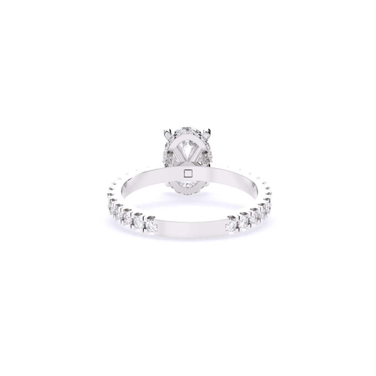 Empress Grace Blink Oval Diamond Ring